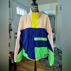 Vintage Nike 1/2 Zip Pullover Windbreaker Retro Colorway Collared Long Sleeve